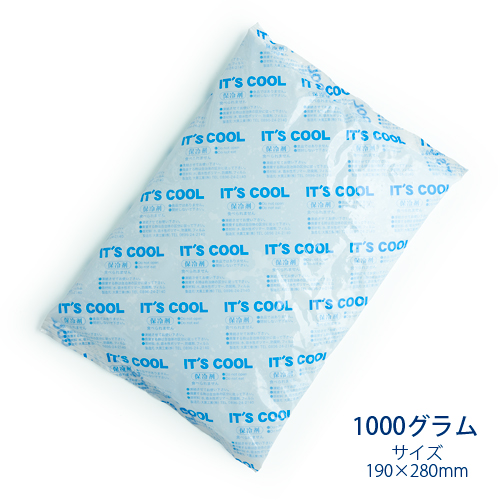 保冷剤 1000グラム  It's Cool(イッツクール) I-1000  1ケース(16入)