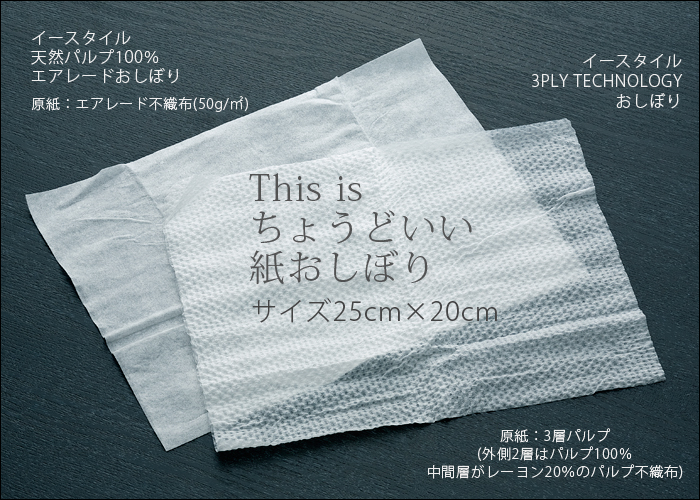 紙おしぼり 丸型 e-style エアレードおしぼり 1ケース 1200本 