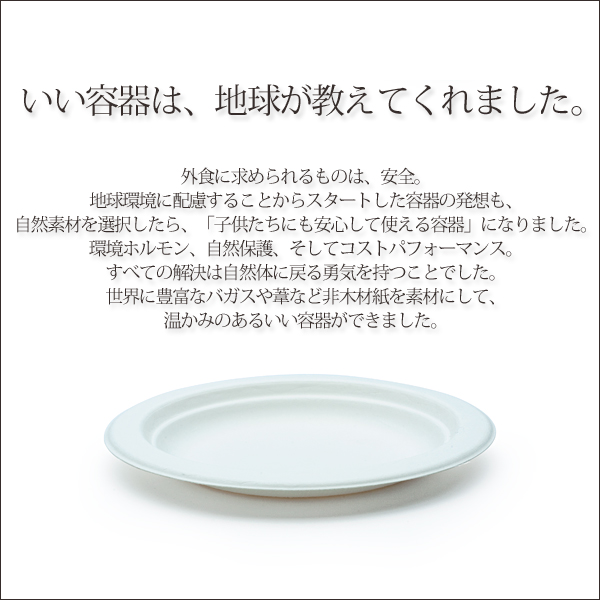 紙皿 モールド丸皿150mm