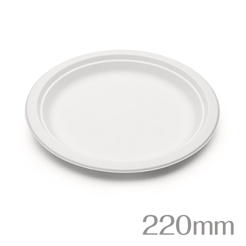 紙皿 モールド丸皿220mm (50枚)