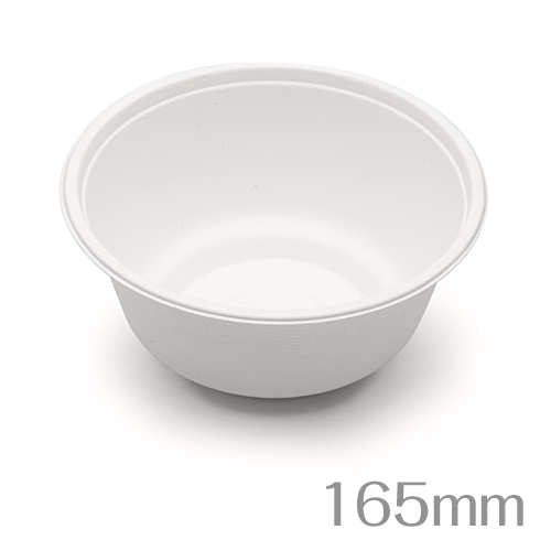 紙皿 モールドどんぶり165mm (25枚)