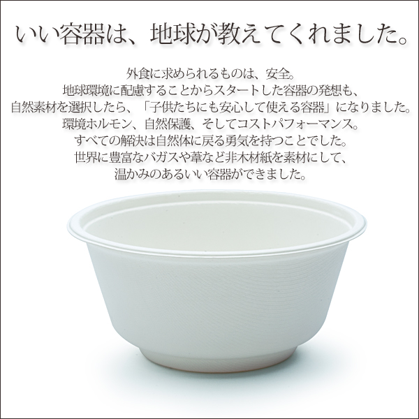 紙皿 モールドどんぶり 大 MD-1