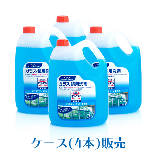 花王 ガラスマジックリン 4.5L×4本 1ケース