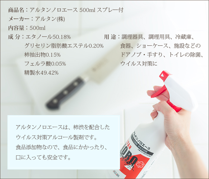 アルタン ノロエース 500mlスプレー付