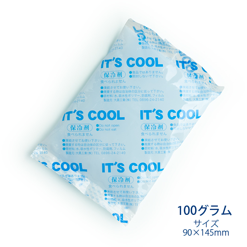 保冷剤 100グラム It's Cool(イッツクール) I-100 1ケース(160入)