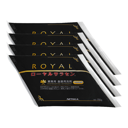 食器用洗剤 ニイタカ ローヤルサラセン 750gパウチ包装×4袋