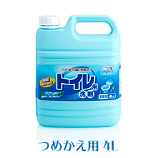 業務用　ミツエイ　スマイルチョイス　トイレ用洗剤　4L　詰め替え用