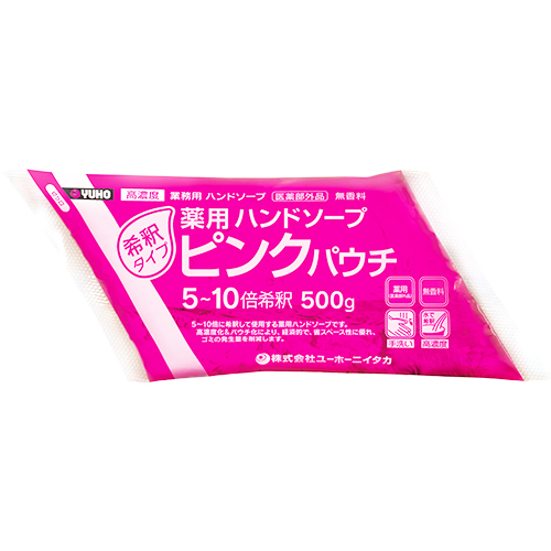 ニイタカ 薬用ハンドソープ ピンクパウチ 500g包装×1袋
