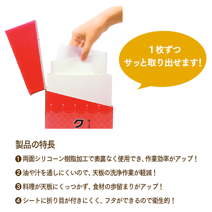 大黒工業 FMクッキングシート 平判 FM40-60 40cm×60cm(100枚)