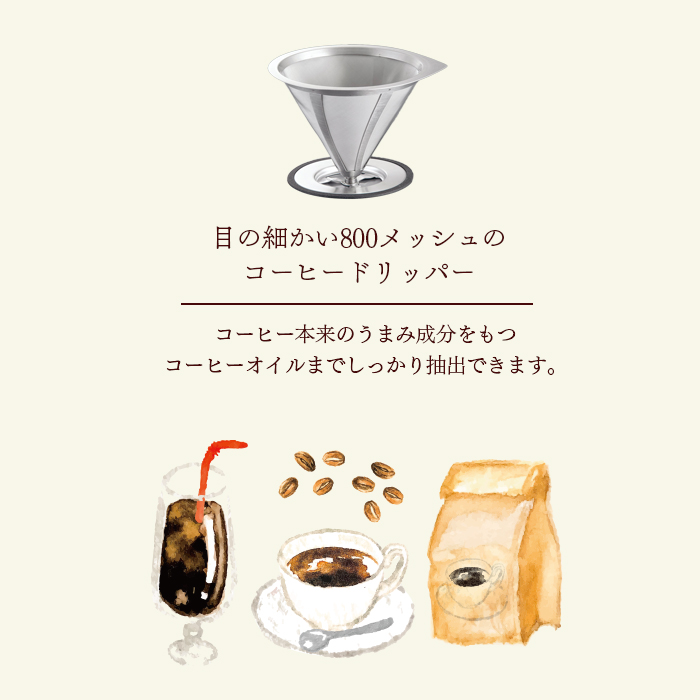 アラジン ステンレス コーヒードリッパー KS2402