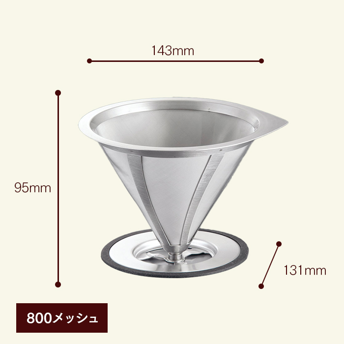 アラジン ステンレス コーヒードリッパー KS2402