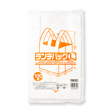 レジ袋(省資源タイプ) レジバッグ 関東6号/関西20号 RE06 100枚パック 