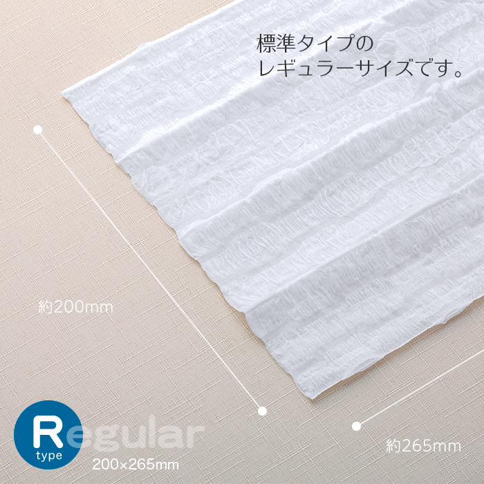 紙おしぼり クリール平型 Rタイプ 少量パック