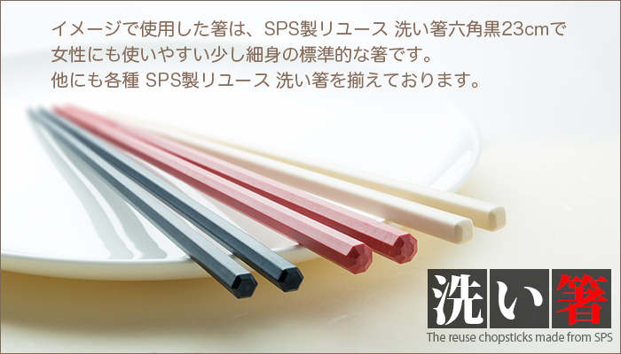 洗い箸　リユース箸　SPS製箸