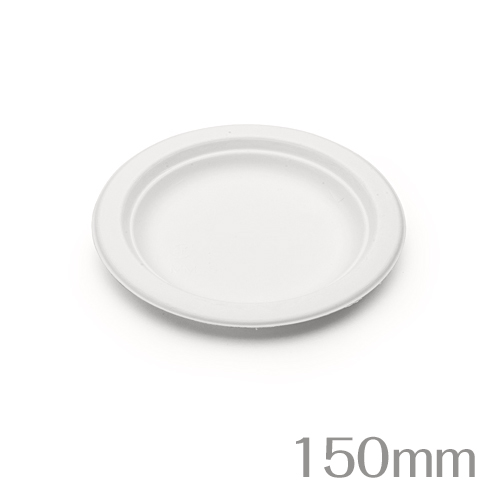 紙皿 モールド丸皿150mm (50枚) | 日本最大級のおしぼり通販サイト