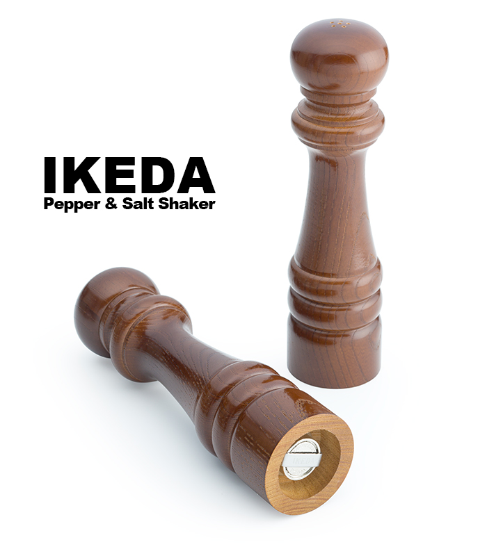IKEDAのペパーミル&ソルトシェーカー