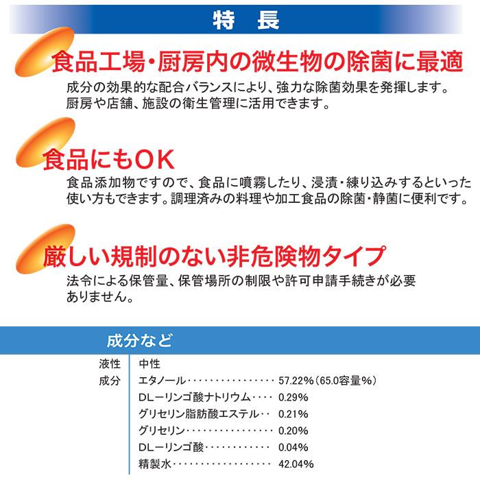 ニイタカ アルコール製剤 セーフコール65 5L×4本 1ケース 日本製